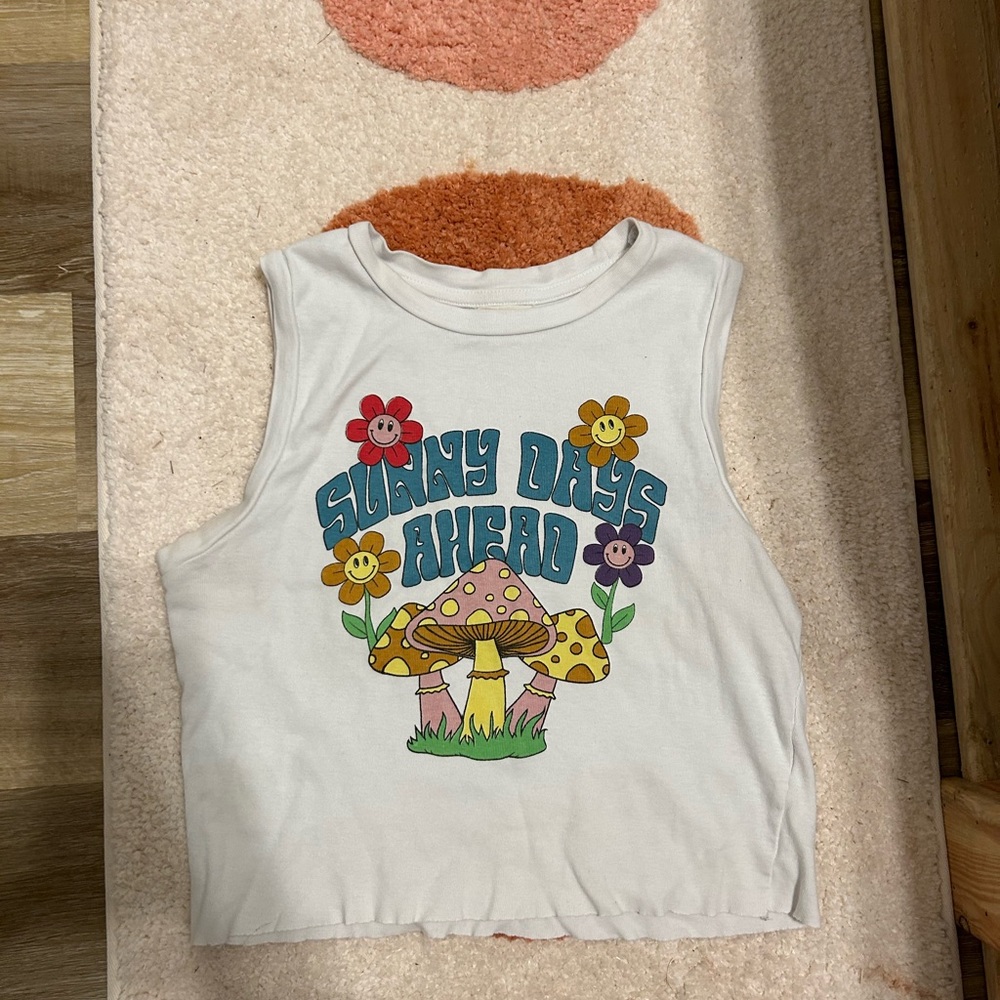 Urban nation crop tank top